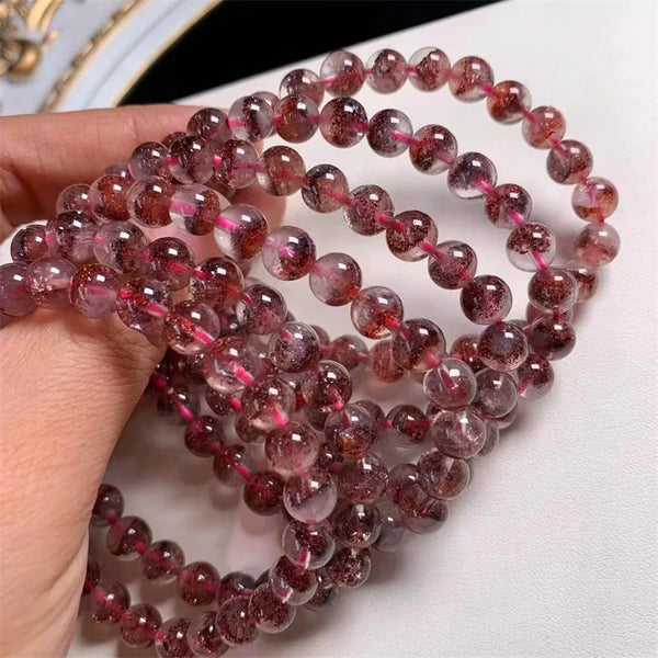 Red Strawberry Quartz Bracelet-ToShay.org