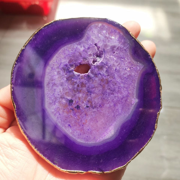 Purple Agate Slices-ToShay.org