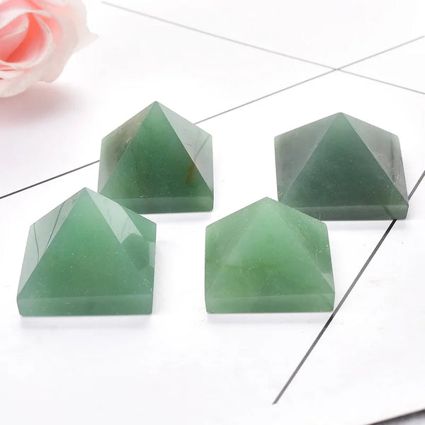 Green Pine Jade Pyramid-ToShay.org