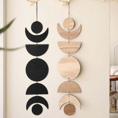 Wood Moon Phase Garland-ToShay.org