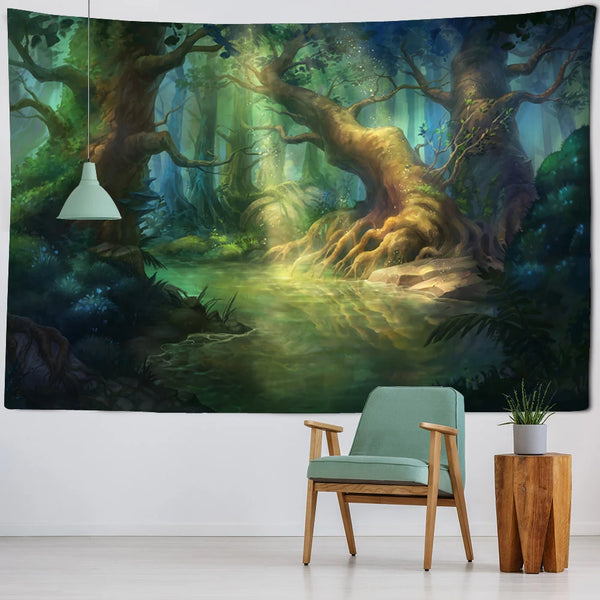 Fairy Tale Forest Tapestry-ToShay.org