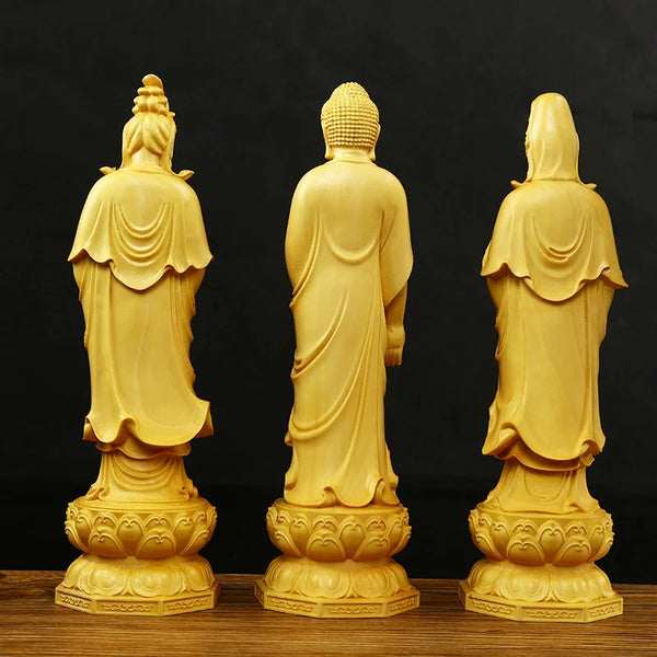 Wood Guanyin Buddha-ToShay.org