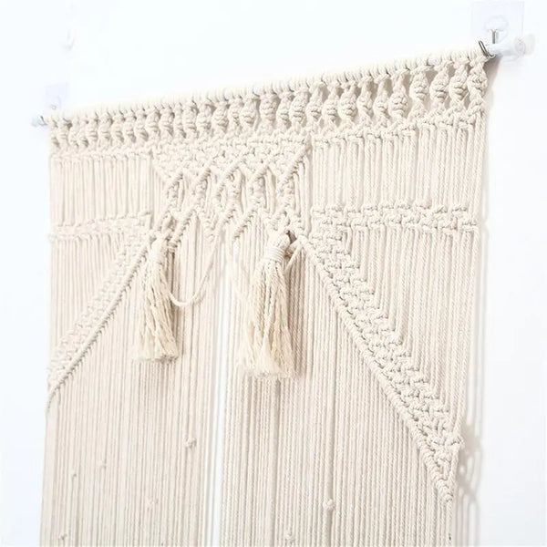 Macrame Woven Door Curtain-ToShay.org