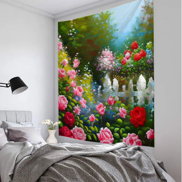 Flower Art Tapestry-ToShay.org