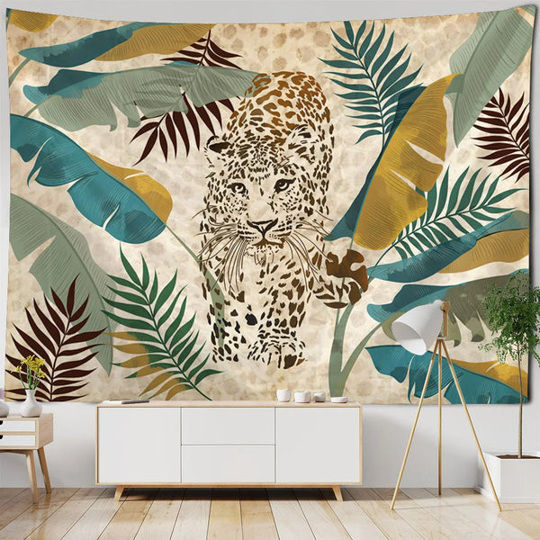 Jungle Animal Art Tapestry-ToShay.org