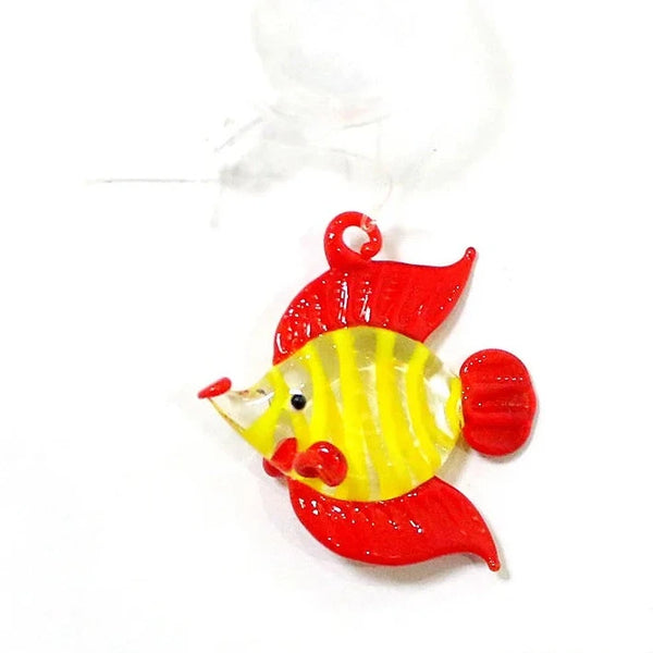 Glass Floating Fish Pendant-ToShay.org