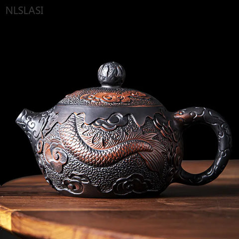 Dragon Clay Tea Pot-ToShay.org