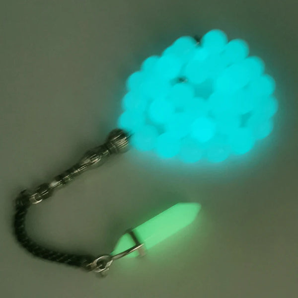 Green Luminous Stone Prayer Beads-ToShay.org