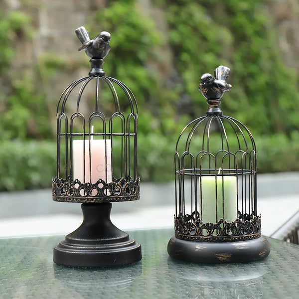 Bird Cage Candle Holder-ToShay.org