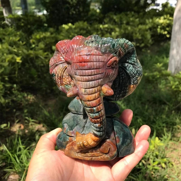 Mixed Ocean Jasper Elephant-ToShay.org