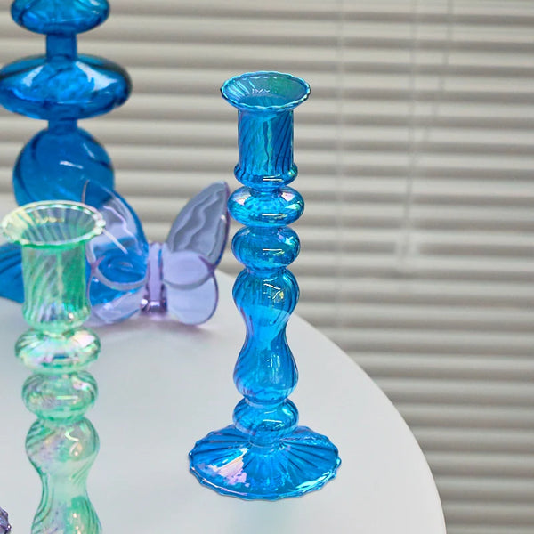 Glass Candlesticks-ToShay.org