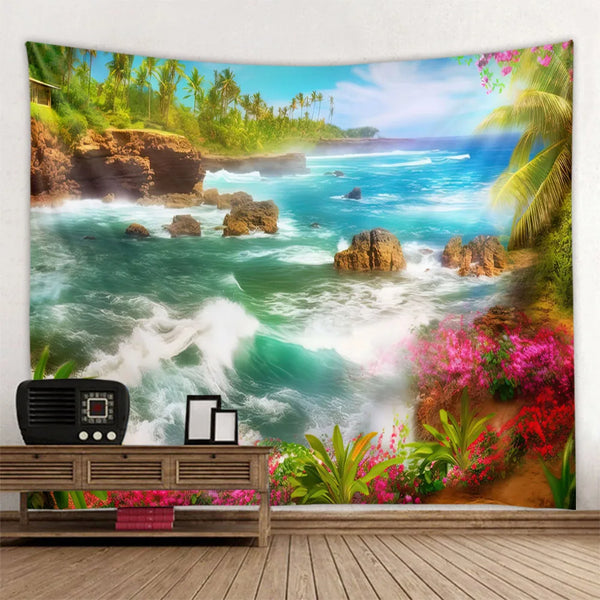 Seascape Art Tapestry-ToShay.org