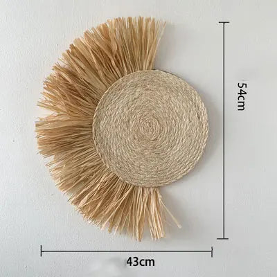 Straw Rattan Wall Basket-ToShay.org