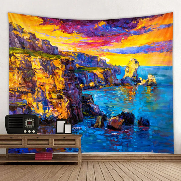 Sea View Art Tapestry-ToShay.org