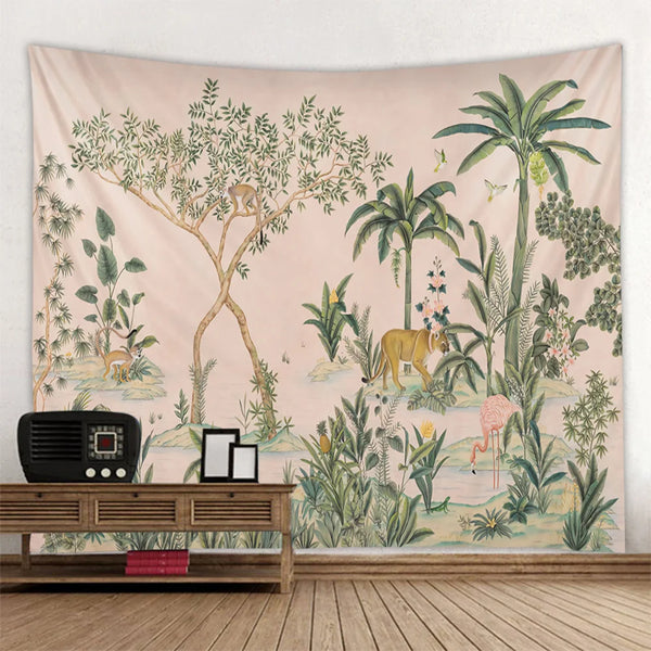 Tropical Plants Tapestry-ToShay.org