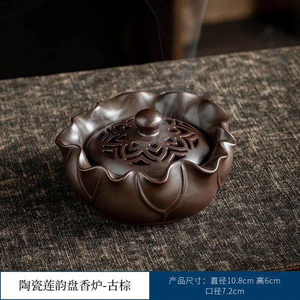 Lotus Leaf Incense Burner-ToShay.org