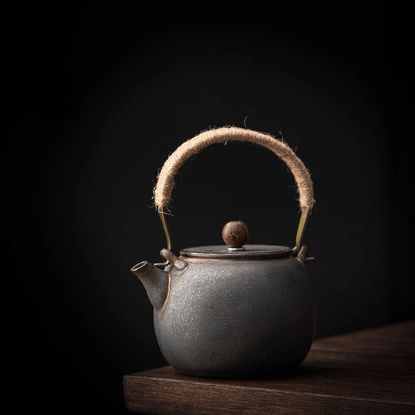 Rust Glaze Ceramic Teapot-ToShay.org