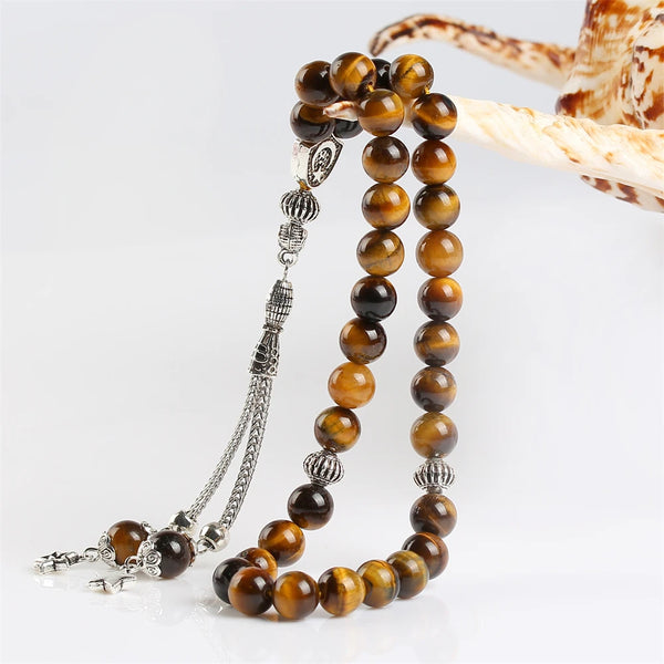 Yellow Tiger Eye Prayer Beads-ToShay.org