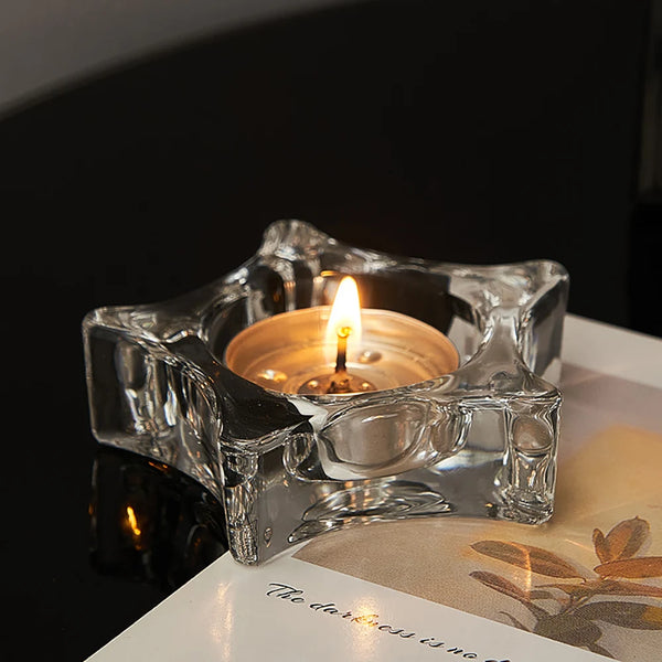 Clear Glass Tealight Holders-ToShay.org