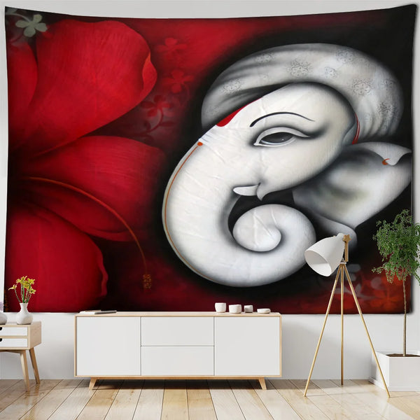 Elephant Mandala Art Tapestry-ToShay.org