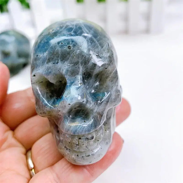 Blue Labradorite Skull-ToShay.org