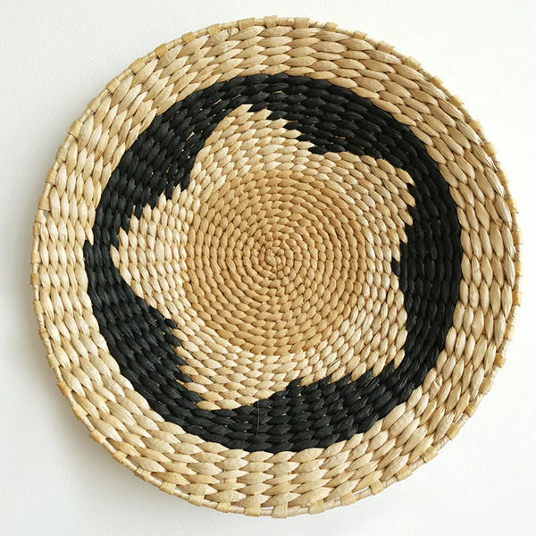 Rattan Grass Weaved Plate-ToShay.org