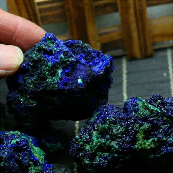 Blue Azurite Malachite Crystal-ToShay.org