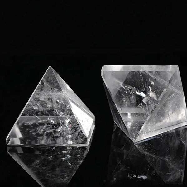 Clear Crystal Pyramid-ToShay.org