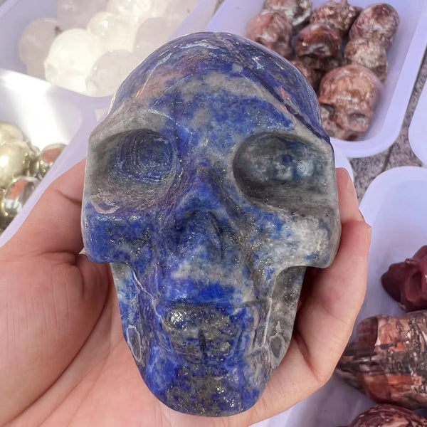 Blue Lapis Lazuli Skull-ToShay.org