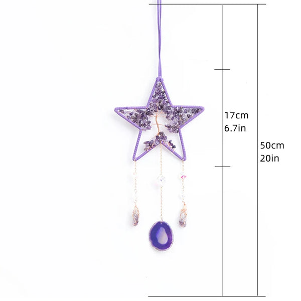 Star Moon Crystal Sun Catchers-ToShay.org