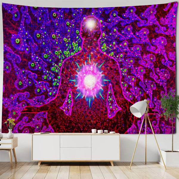 Chakra Meditation Tapestry-ToShay.org