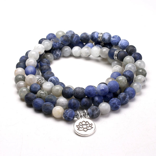 Blue Moon Stone Prayer Beads-ToShay.org