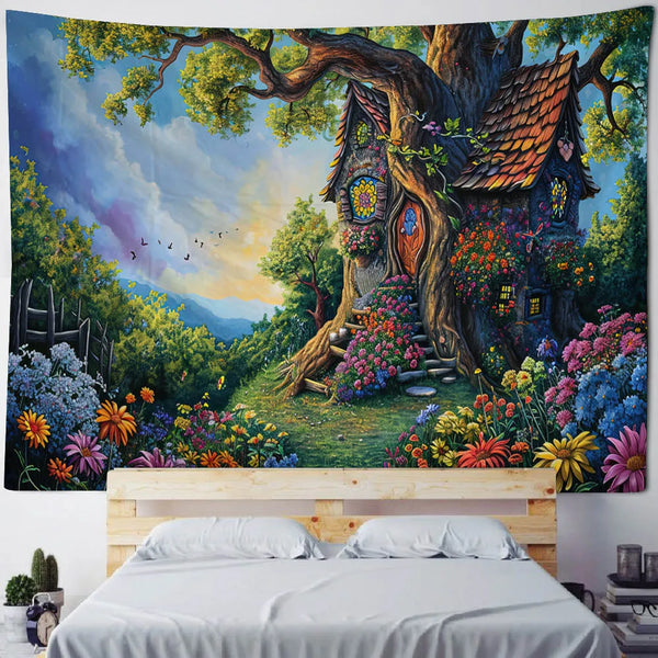 Fairy Tale Forest Tapestry-ToShay.org