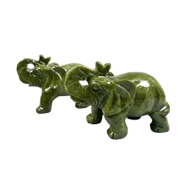 Green Jade Elephant-ToShay.org