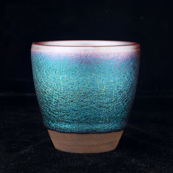 Blue Glaze Ceramic Cup-ToShay.org