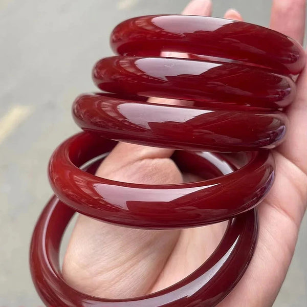 Red Jade Bangle-ToShay.org