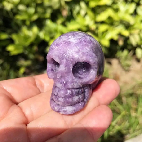 Purple Mica Skull-ToShay.org