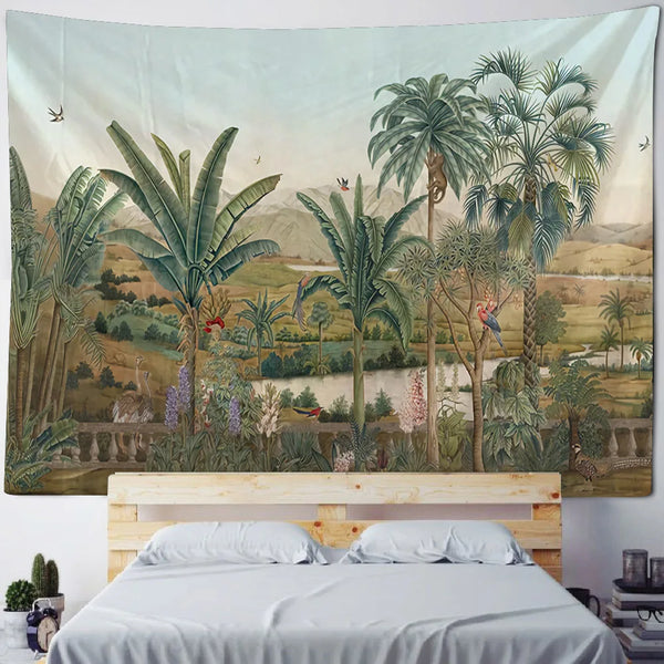 Tropical Plants Tapestry-ToShay.org