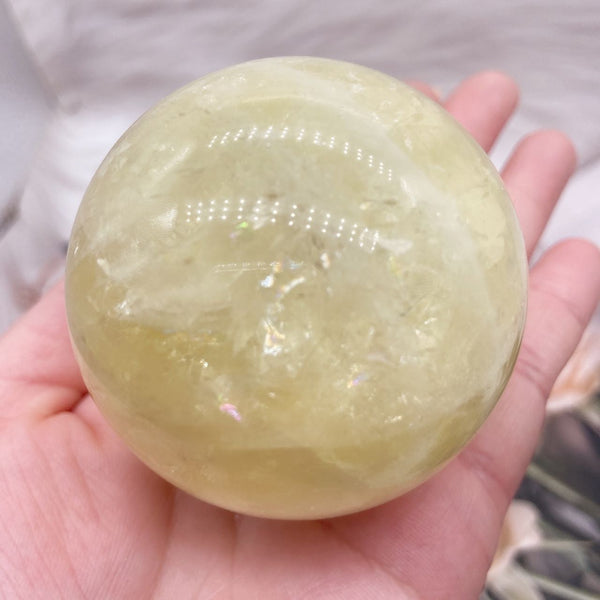 Yellow Citrine Crystal Ball-ToShay.org