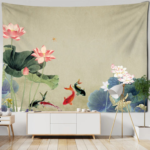 Lotus Art Tapestry-ToShay.org