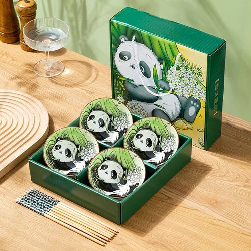 Panda Ceramic Bowls Gift Set-ToShay.org