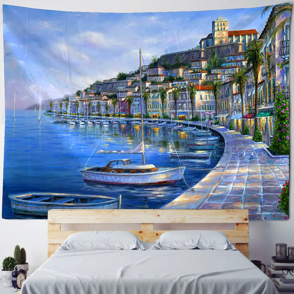 Sea View Art Tapestry-ToShay.org