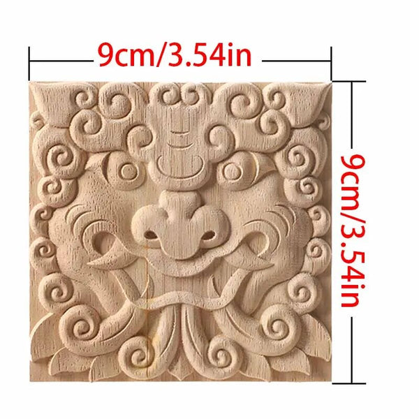 Wood Floral Carved Panel-ToShay.org