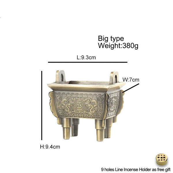 Brass Incense Burner-ToShay.org