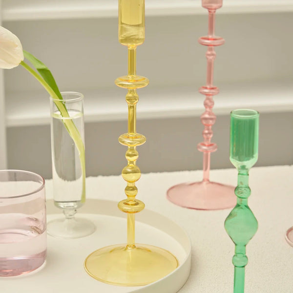 Glass Candle Holder-ToShay.org