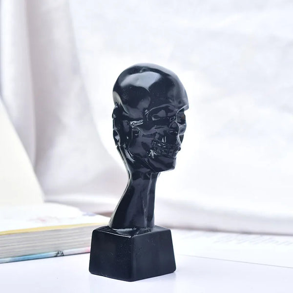 Black Obsidian Skull-ToShay.org