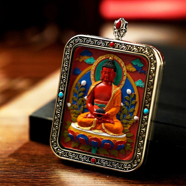 Thangka Painting Box Pendant-ToShay.org