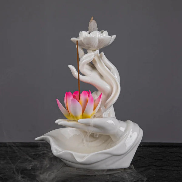 Lotus Hand Incense Burner-ToShay.org