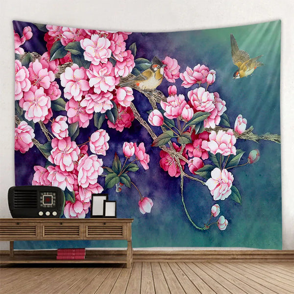 Tropical Plant Art Tapestry-ToShay.org