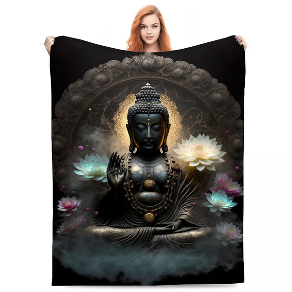 Buddha Plush Blanket-ToShay.org